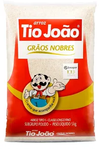 Arroz TIO JOÃO Branco/Parboilizado 5 kg