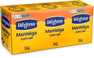Manteiga REGINA c/Sal Pote/Tablete 200g