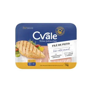 FILÉ DE PEITO DE FRANGO C.VALE  BANDEJA 1 KG