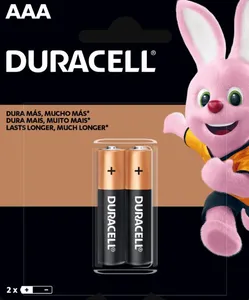 PILHA DURACELL ALC.PALITO AAA C/2