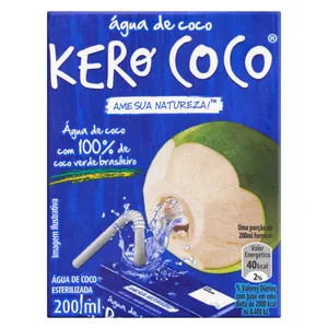 ÁGUA DE COCO KERO COCO  TP 200ML