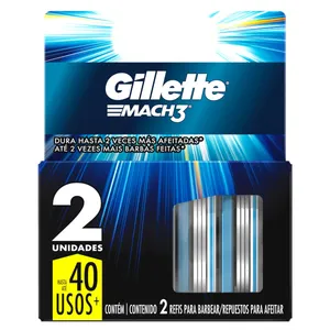 Carga GILLETTE Mach3 c/2 Unids.