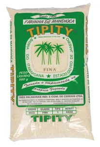 Farinha de Mandioca TIPITY Vários Tipos 500g
