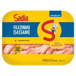 FILEZINHO DE PEITO DE FRANGO SADIA  BANDEJA 1 KG