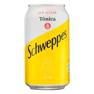 AGUA TONICA SCHWEPPES S/ACUCAR LT 350ML