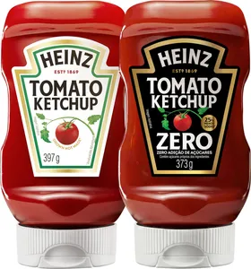 KETCHUP HEINZ VÁRIOS SABORES 397G