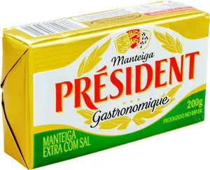 MANTEIGA PRÉSIDENT C/SAL TABLETE 200G C/SAL