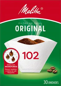 Coador de Papel MELITTA Médio 102 c/30 Unids.