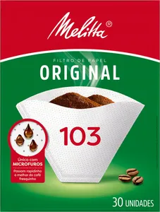 Coador de Papel MELITTA Grande 103 c/30 Unids.