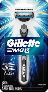 Aparelho Depilatório GILLETTE Mach3 Regular Aparelho + Carga