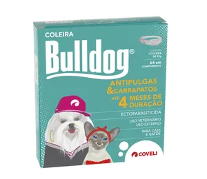 Coleira BULLDOG Antipulgas & Carrapatos 25g
