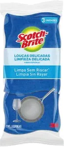 Esponja SCOTCH-BRITE Não Risca c/3 Unids.