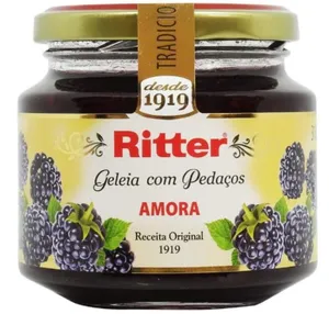 GELEIA DE FR.DIET RITTER AMORA 260G