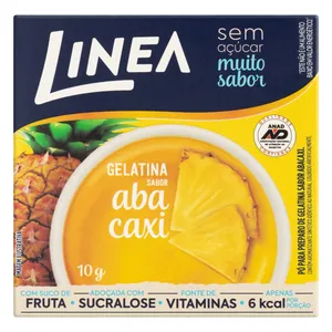 Gelatina LINEA Sabor Abacaxi 10g