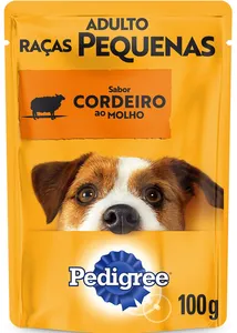 Ração PEDIGREE Adulto Cordeiro ao Molho Sachê 100g