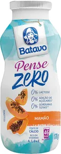 Bebida Láctea Líquida BATAVO Pense Zero Vários Sabores Garrafa 170g