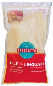 FILÉ DE LINGUADO CONGELADO FRESCATTO  PACOTE 500G
