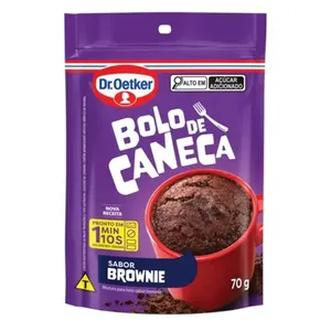 MIST.P/BOLO CANECA DR.OETKER BROWNIE 70G