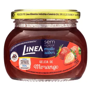 Geleia de Fruta Zero LINEA Vários Sabores 230g