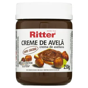 CREME DE AVELA C/CACAU RITTER 250G