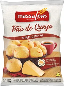 Pão de Queijo MASSA LEVE Tradicional Pacotão 1 kg