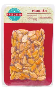 Mexilhão Congelado Cozido FRESCATTO  Pacote 400g
