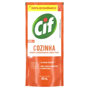 Limpador Desengordurante CIF Sachê 450ml