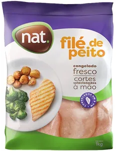 Filé de Peito de Frango NAT Pacote 1 kg