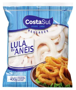 LULA EM ANÉIS CONGELADOS COSTA SUL PACOTE 400G