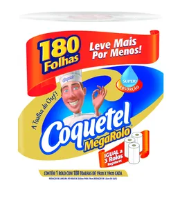 Toalha de Papel COQUETEL  c/180 Folhas
