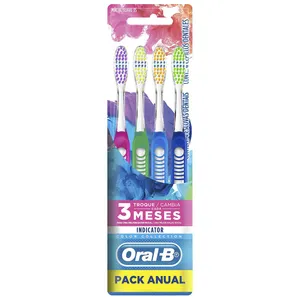 Escova Dental ORAL-B Indicator Plus Color 35 c/4 Unids.