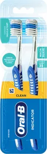 ESCOVA DENTAL ORAL-B INDICATOR PLUS 30/35/40 C/2 UNIDS.