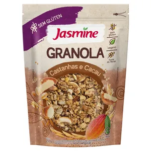 GRANOLA S/GLÚTEN JASMINE CASTANHA/CACAU 250G