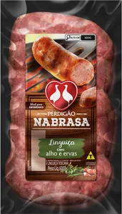 Linguiça Congelada NABRASA Alho e Ervas 600g