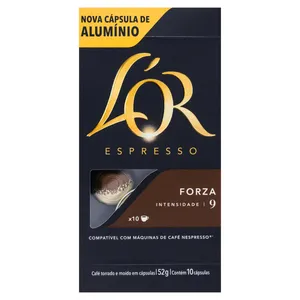 Café em Cápsula L´OR Espresso Forza c/10 Unids.