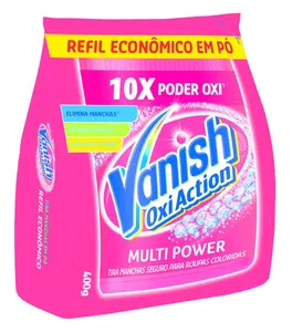 TIRA-MANCHAS MULTIÚSO VANISH VÁRIOS TIPOS REFIL 400G