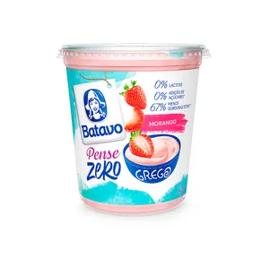 Iogurte Grego BATAVO Pense Zero Morango Potão 500g