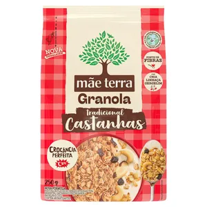 Granola MÃE TERRA Tradicional c/Castanha 250g