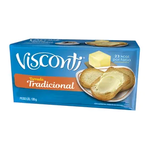 TORRADA VISCONTI TRADICIONAL VÁRIOS TIPOS 120G