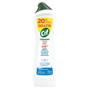 Limpador CIF Cremoso Limpeza Profunda Branco 450ml