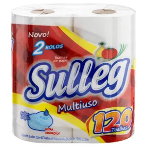 TOALHA DE PAPEL SULLEG  C/120 FOLHAS