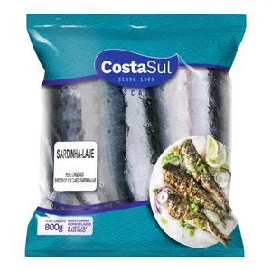SARDINHA EVISCERADA CONGELADA COSTA SUL  PACOTE 800G