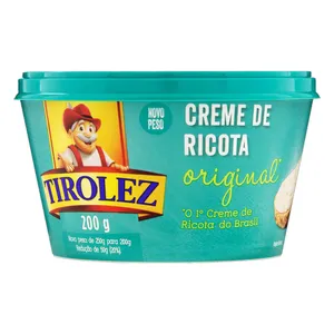 Creme de Ricota TIROLEZ Tradicional/Light 200g