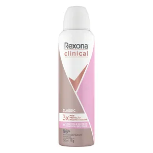 DESODORANTE AEROSSOL REXONA CLINICAL VÁRIOS TIPOS 150ML