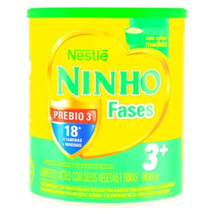 Composto Lácteo NINHO Fases 3+ Prebióticos Lata 800g
