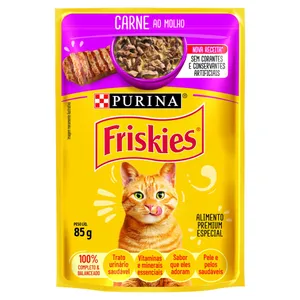 RAÇÃO FRISKIES VÁRIOS SABORES SACHÊ 85G
