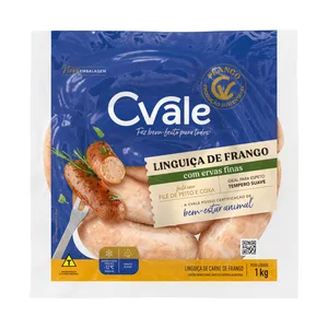 Linguiça de Frango Congelada C.VALE  1 kg