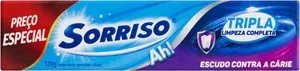 Creme Dental SORRISO Tripla Limpeza Completa 120g