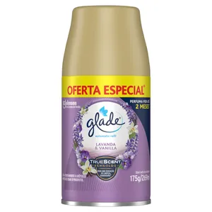 ODORIZADOR AUTOMÁTICO GLADE VÁRIOS TIPOS REFIL 269ML