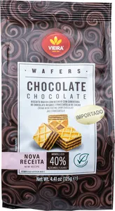 Biscoito VIEIRA Wafer Cubos 125g